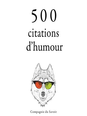 cover image of 500 citations d'humour